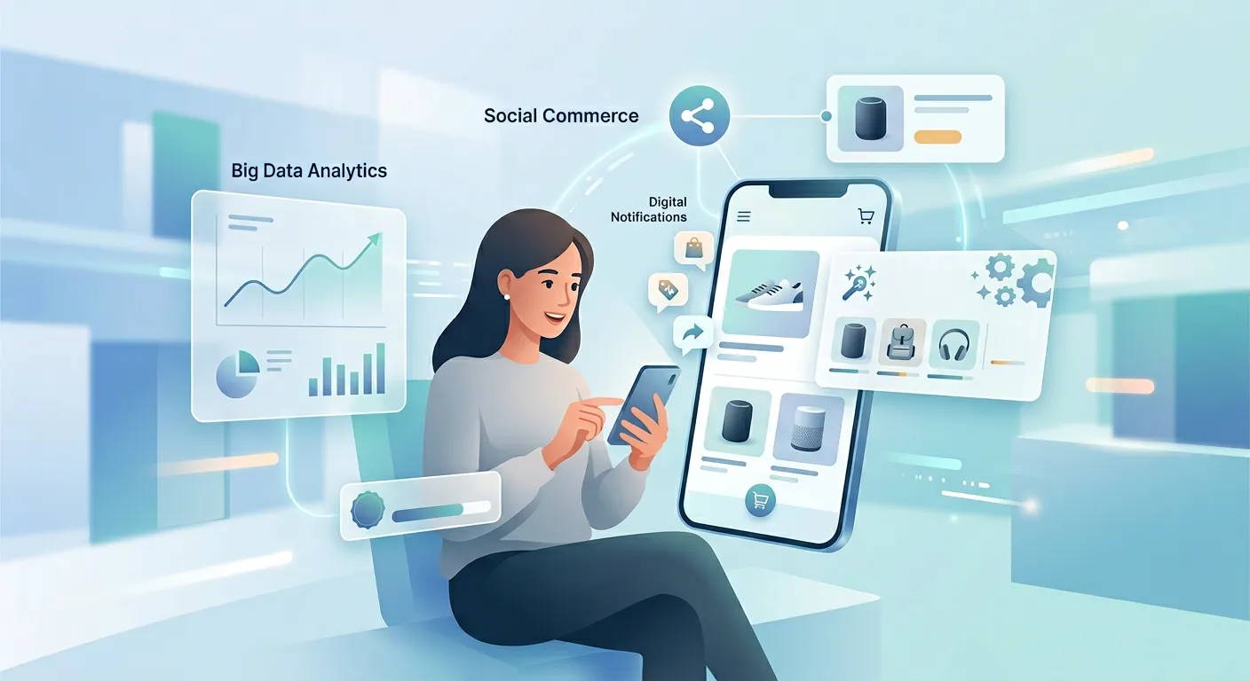 Firefly_Contemporary e-commerce trends illustration, modern digital shopping environment focu 89576.webp